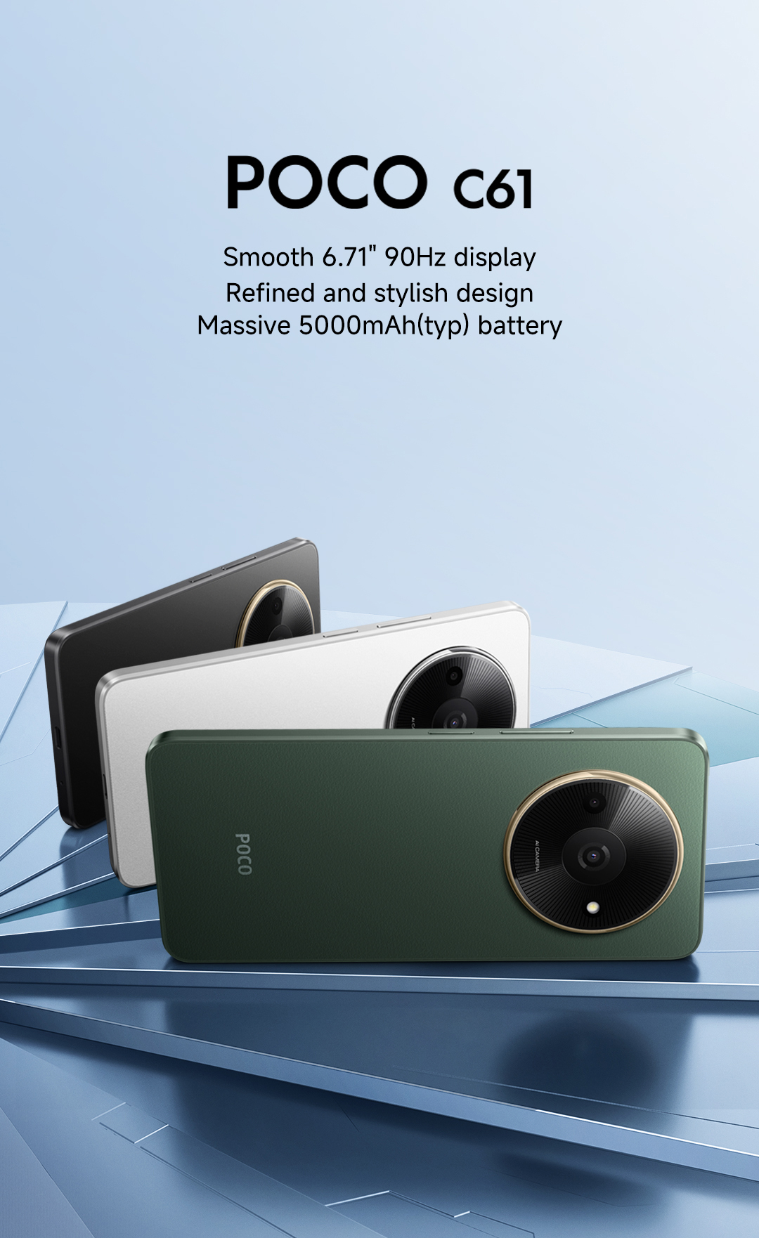 POCO C61 3+64/4+128 Global Version With 1-year Warranty 3+64 4+128