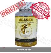 Alaska Premium Salmon Fish Oil Softgels - Omega 3 Supplement