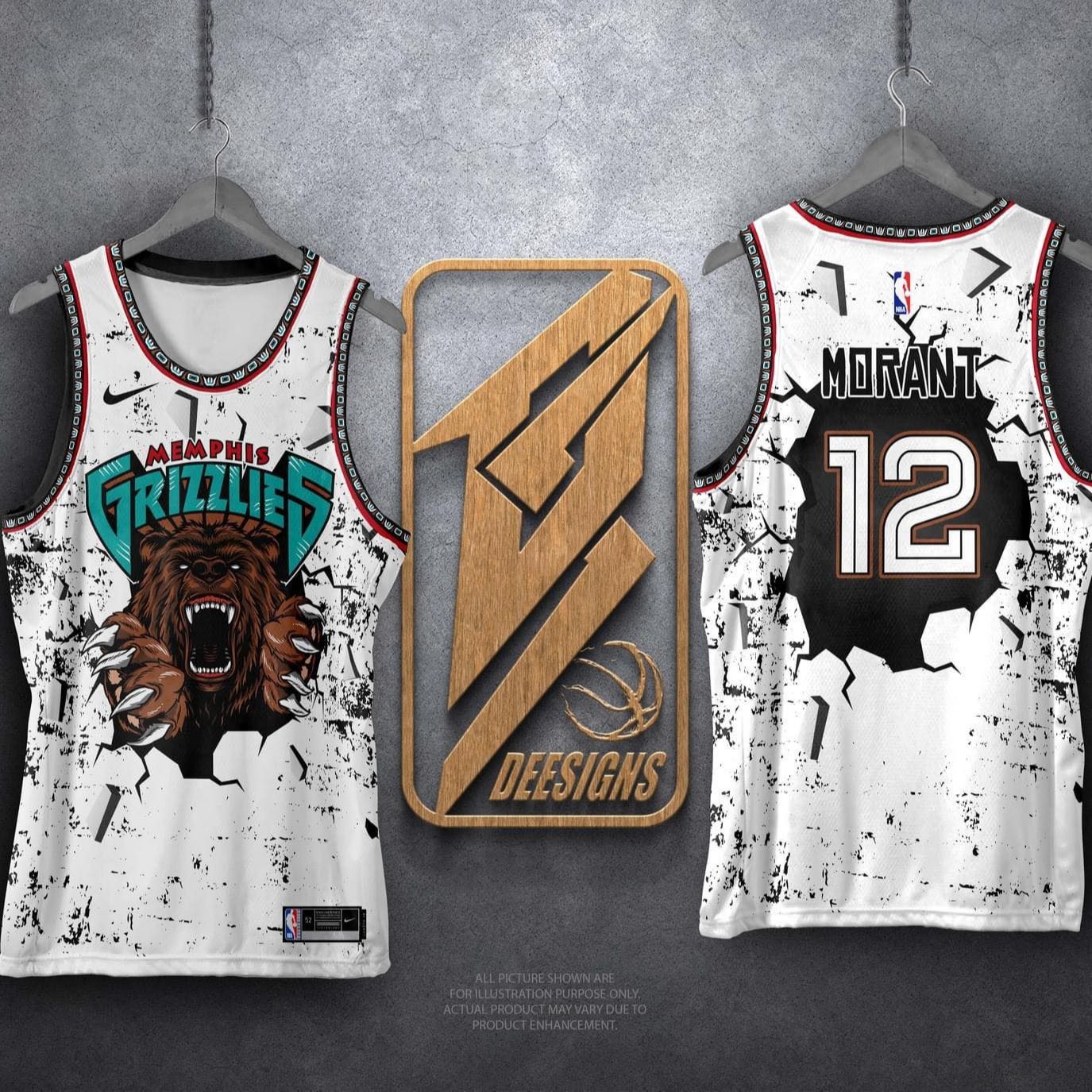 THL Memphis Grizzlies City edition Full Sublimation Jersey