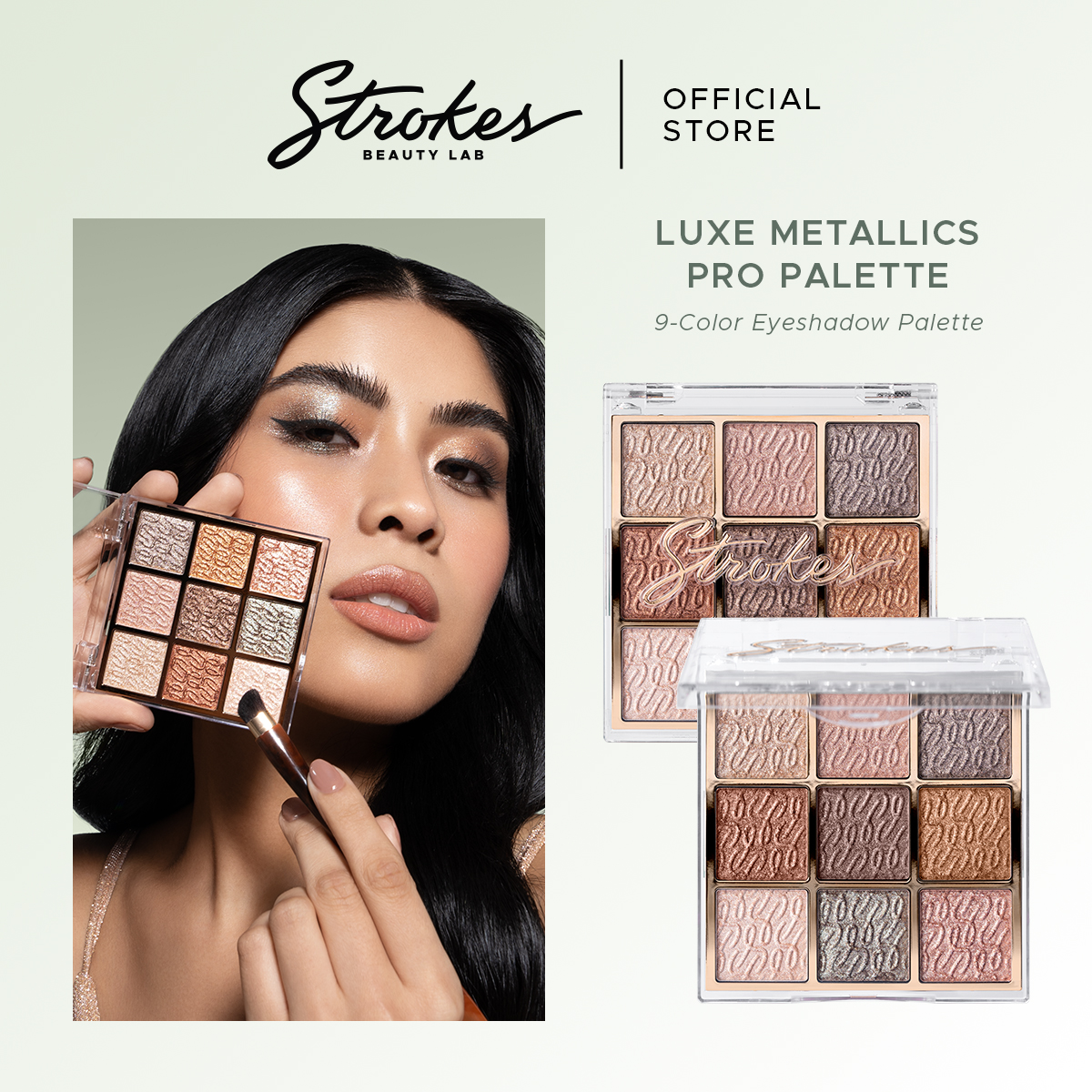 Discount on Strokes Beauty Lab  shoes - SKU: Strokes Luxe Metallics Pro Palette [9-color Eyeshadow Palette]