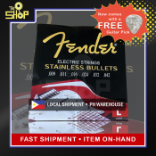 Fender Electric Guitar Strings - Complete Set .009-.042 - High Quality