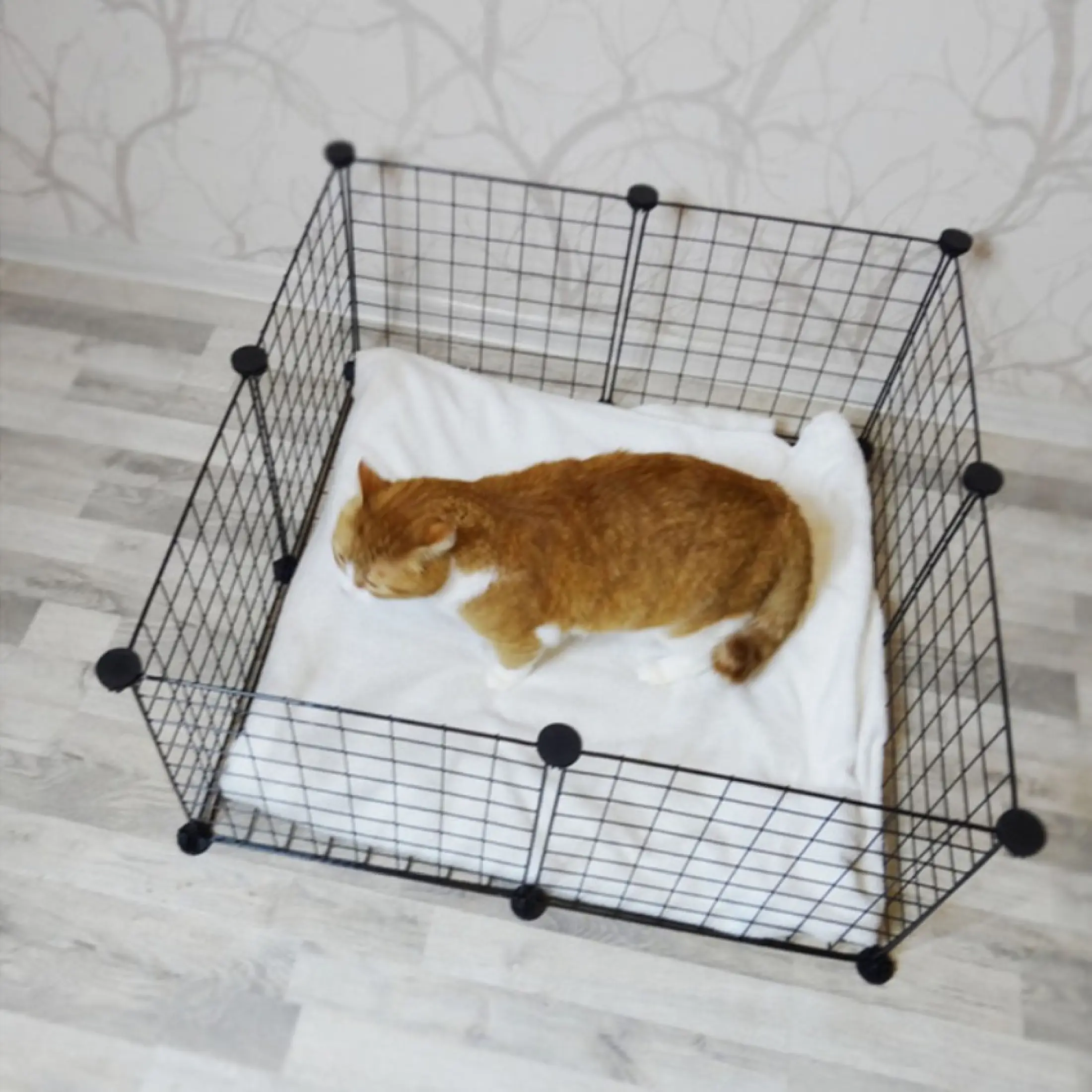 ✎♞ 【Big Sale】DIY Cage Playpen Pet Kenne Pet Fence Dog Cat Cage 