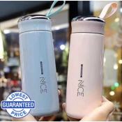 Smilee 400ml Leakproof Double Layer Glass Tumbler