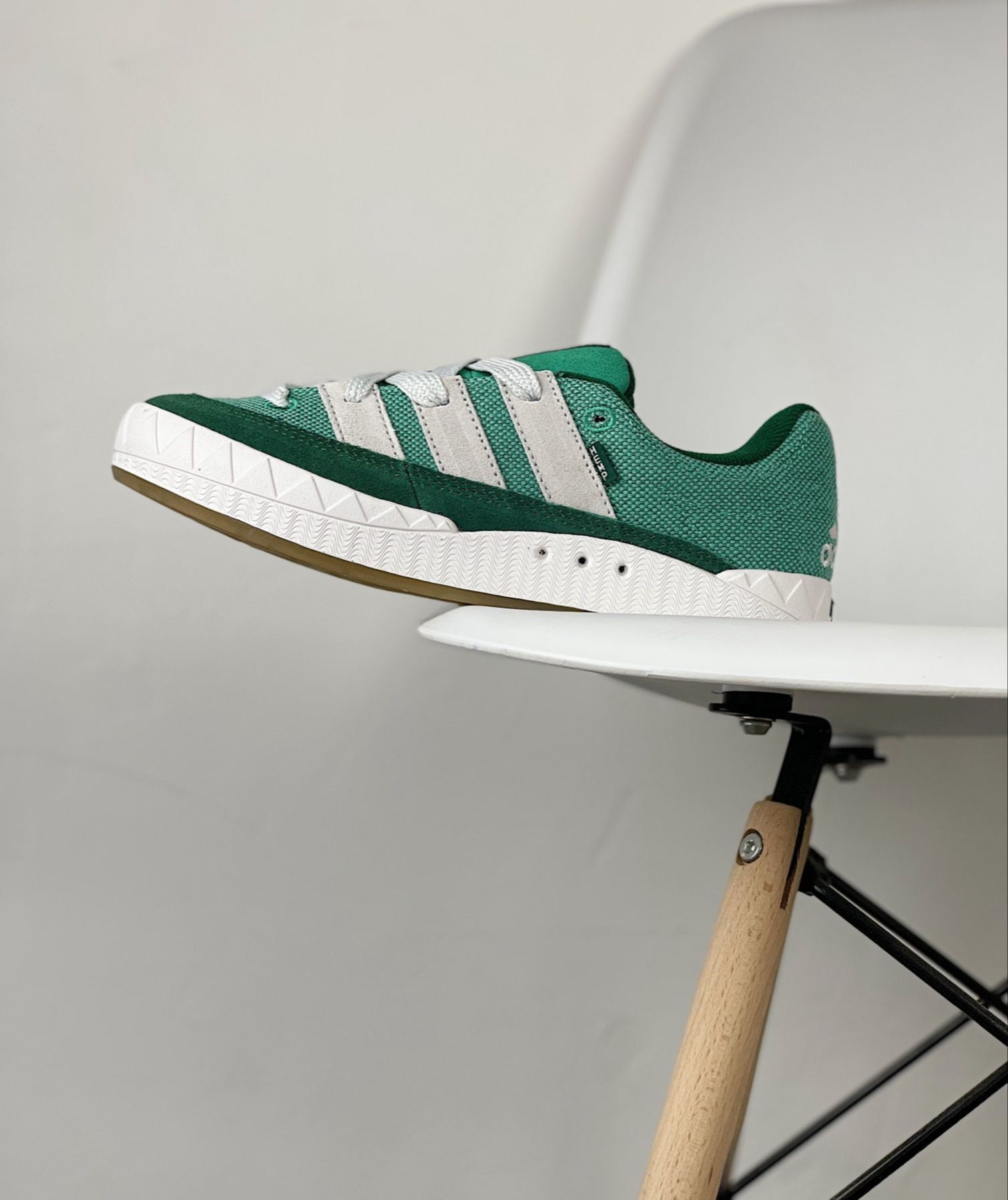 adidas gazelle silver green womens ATLAS  oneupbywb