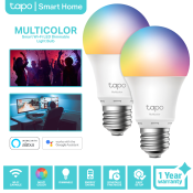 TP-Link Tapo L530E Smart Bulb: Wi-Fi, Multicolor, Dimm