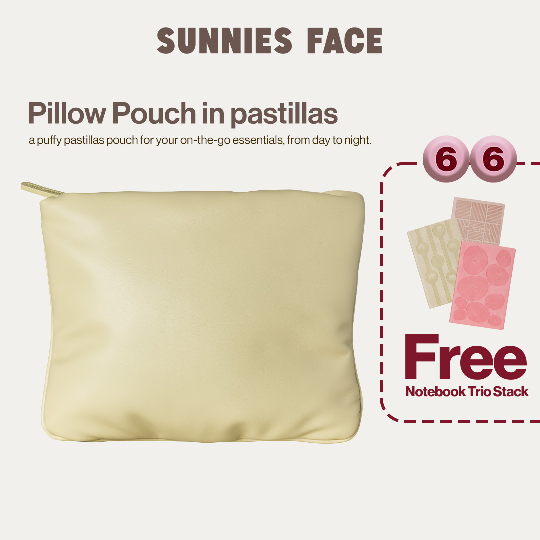 Discount on Sunnies Face  shoes - SKU: Sunnies Face Pillow Pouch [Puffy Pastillas Pouch] (Pastillas)