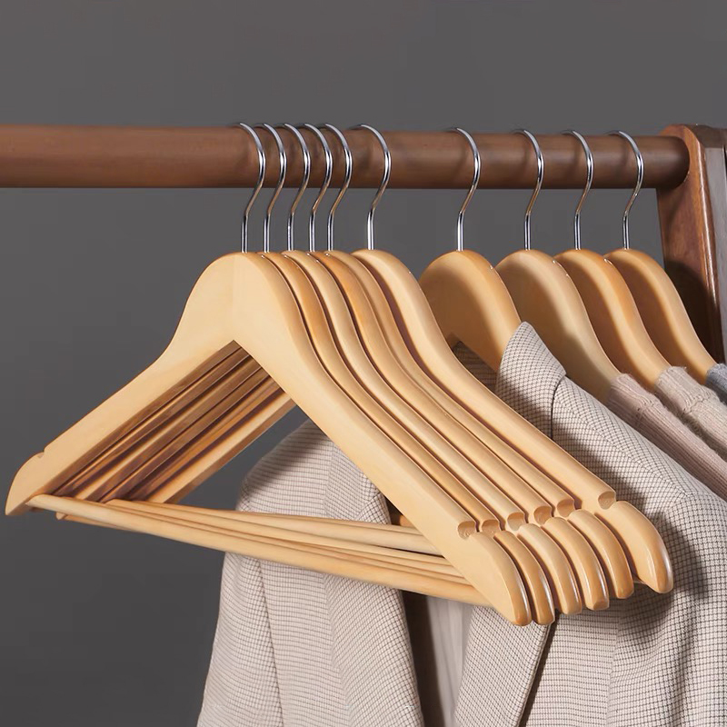 Hanger Wooden High-end customized wooden hangers hanger Strong
