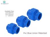 PVC Blue Union Patente 1/2‘’ ， 3/4‘’ ，1‘’ （20mm,25mm,32mm)