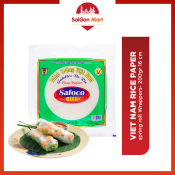 Saigonmart Safoco Rice paper Spring Roll Wrapper 16 cm 200gr