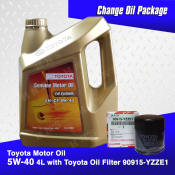 Toyota Full Synthetic 5W-40 Oil Change Bundle for Vios/ Altis