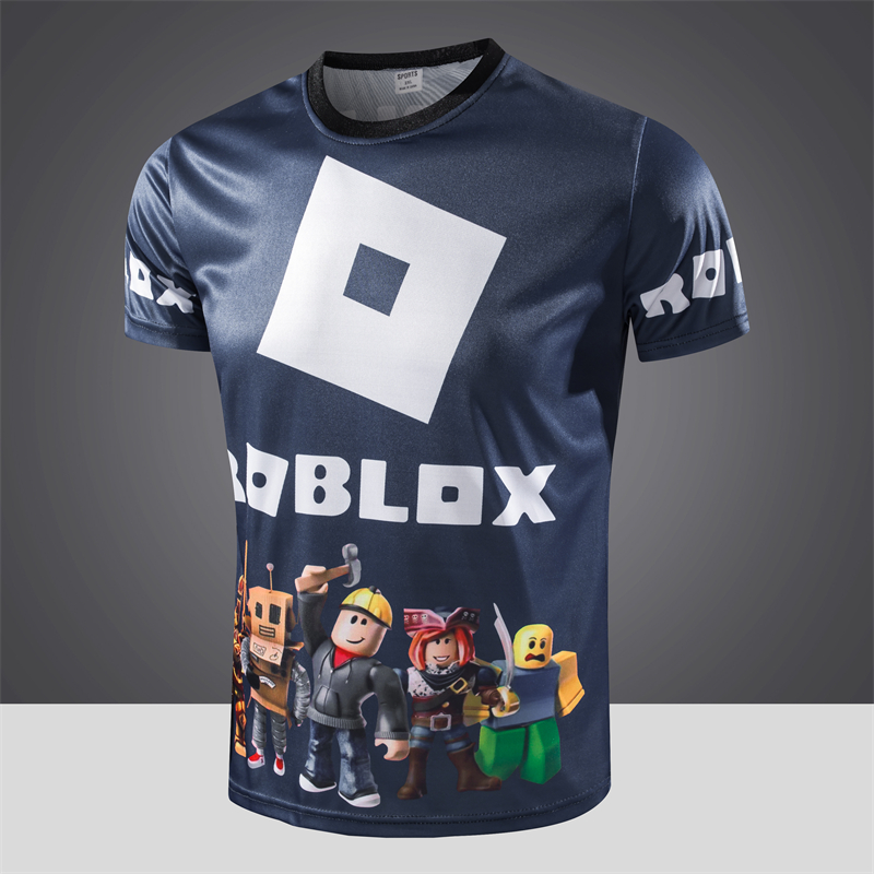 Children's terno jersey Big boy sweatshirt unisex Roblox T-shirt for Kids  Game Cartoon Printed Shirts 17003