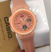 Ladies Dual-Time Baby G BGA-250 Actual.Pic Water Resist and Shock Proof Watch