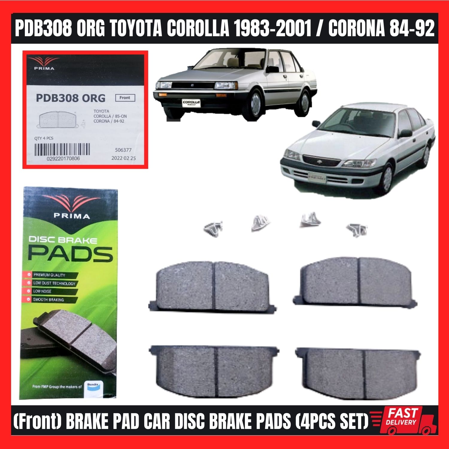 Shop Brake Pads Toyota Corona online   Lazada.com.ph