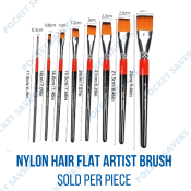 High Quality Nylon Hair Flat Artist Brush