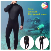 Neoprene Wetsuit for Men, Thick and Warm, Stretchy Material