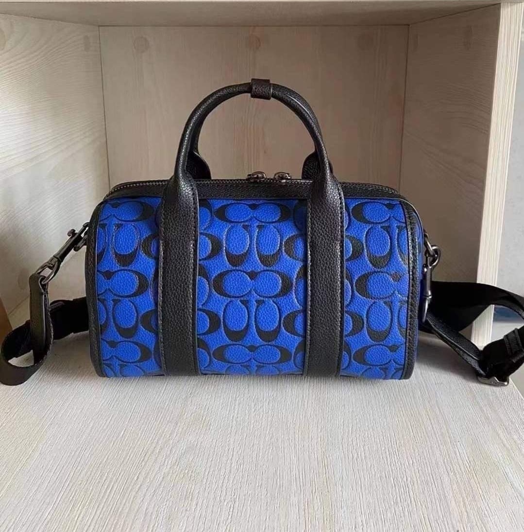 Sell Coach Nylon Weekender Tote Bag - Blue | HuntStreet.com