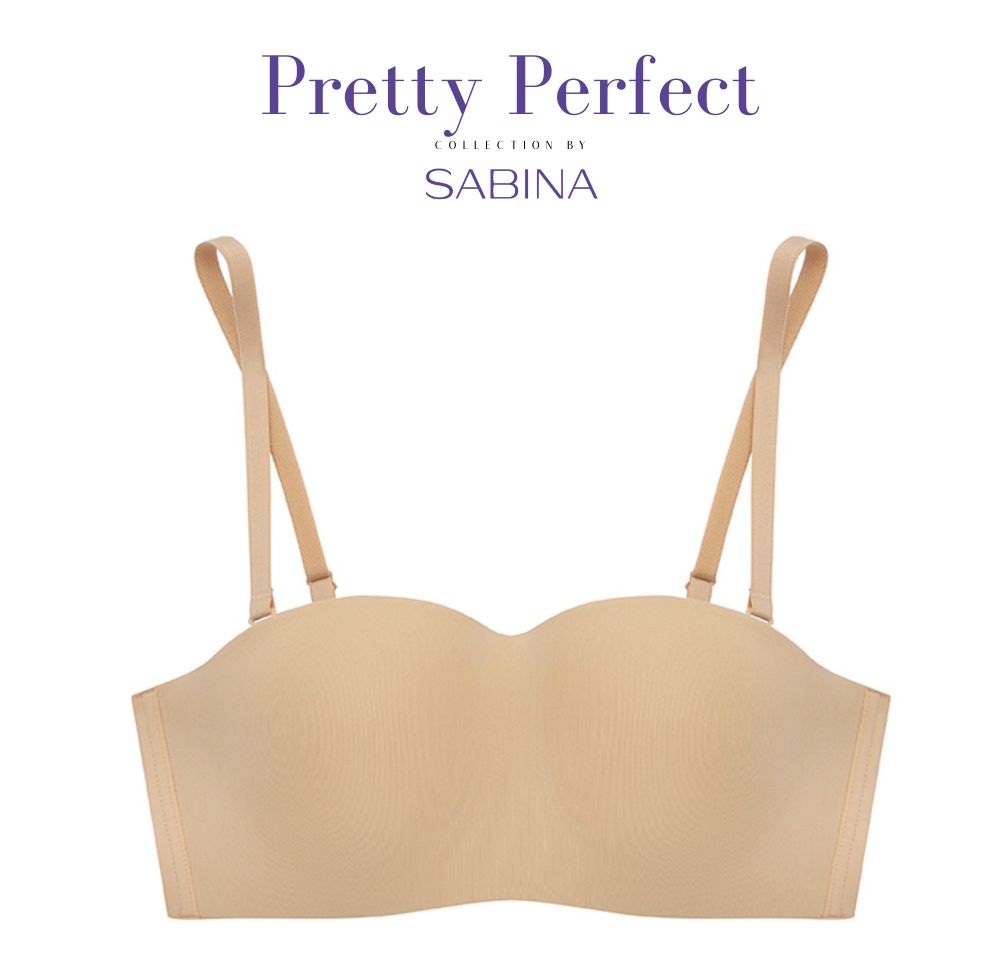 Buy SABINA Semi Bandeau NonWired Thin Padding Bra SBU9500 Pretty