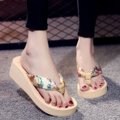 Brand Name: N/A

"Bohemian Floral Women's Flip Flop Sandals - New