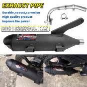 PMShop Muffler Pipe Set for Mio/Soul i125, Made in Thailand