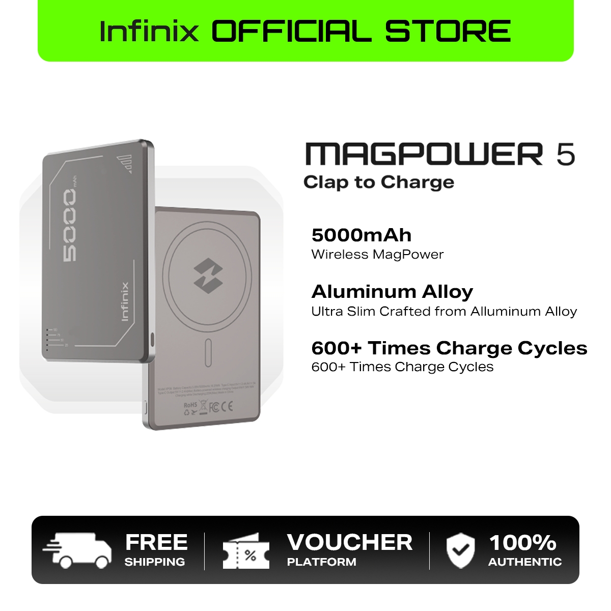 Infinix XP06 Magpower 5 Powerbank 5000mAh