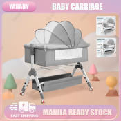High-Quality 4-in-1 Baby Crib Set with Diaper Changer