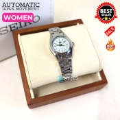 Seiko 5 Automatic Stainless Steel Women's Watch with Box