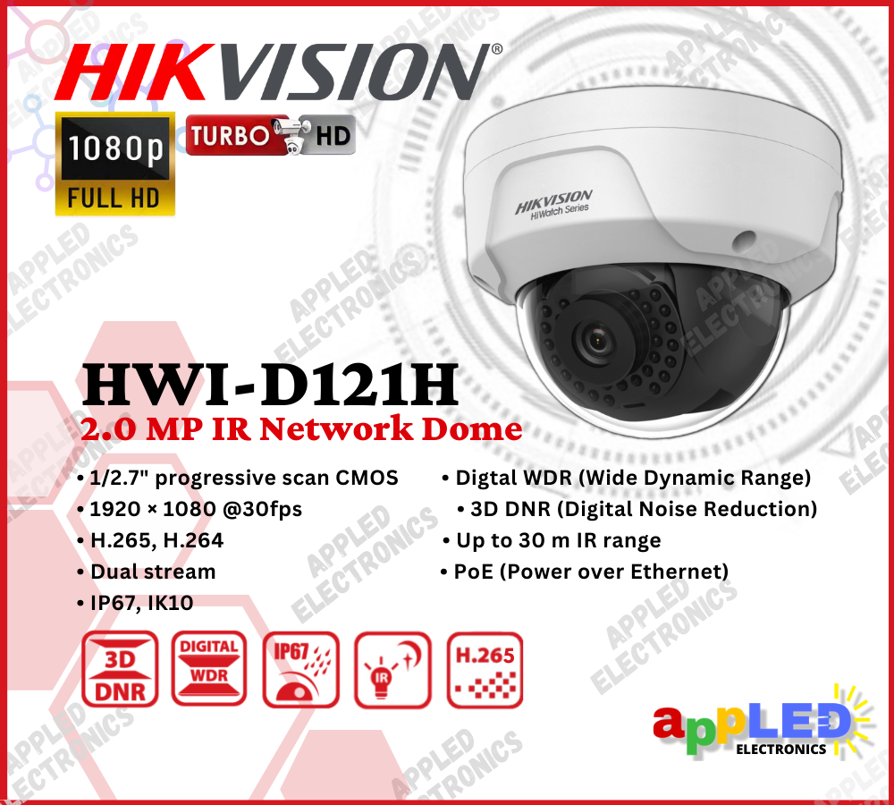 hikvision poe dome