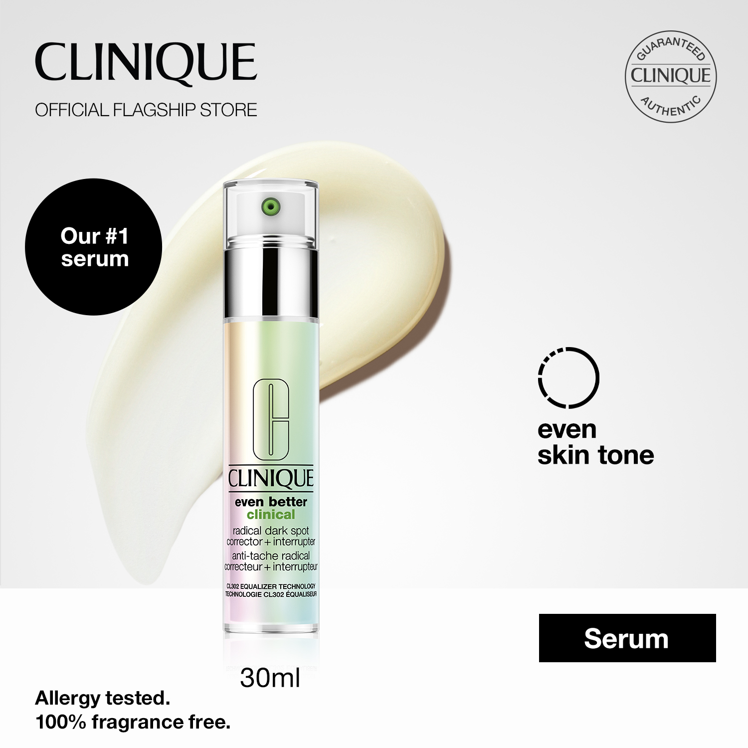 Clinique Even Better Clinical™ Radical Dark Spot Corrector + Interrupter - Serum | Vit C, Brightening [Best Seller]