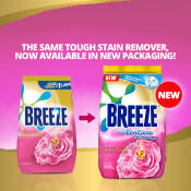 Breeze Powder Detergent with Rose Gold Perfume 1.32kg Pouch