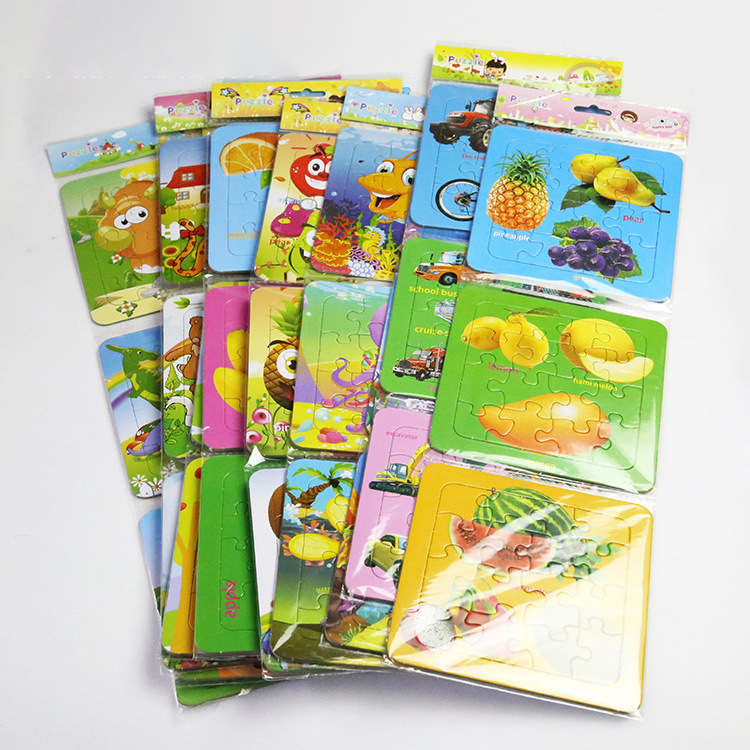 3PCS Kids Jigsaw Puzzle - Early Education Fun