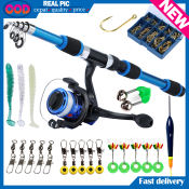 1.8M Ultralight Fishing Rod and Reel Set with Accessories