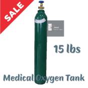 15lbs Medical Oxygen Tank - Brand New and High Quality