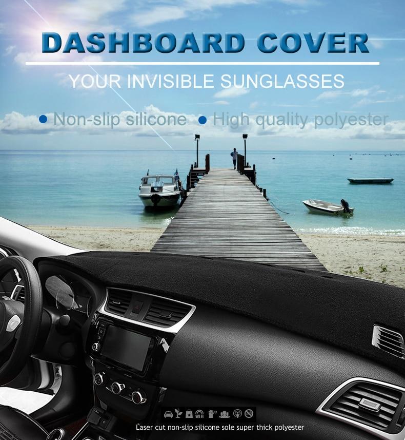 Honda Odyssey 2011-2017 Carpet Dash Board Cover Mat Black