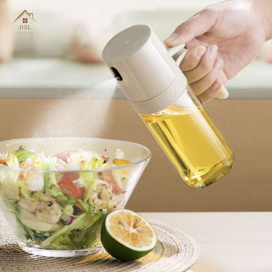 1pc, Oil Spray Bottle, Glass Oil Sprayer, Dual-purpose Oil Dispenser For  Pouring And Spraying, Anti-leakage Olive Oil Storage Bottle, Kitchen  Seasonin
