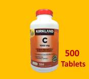 Kirkland Signature Vitamin C 1000 mg 500 Tablets