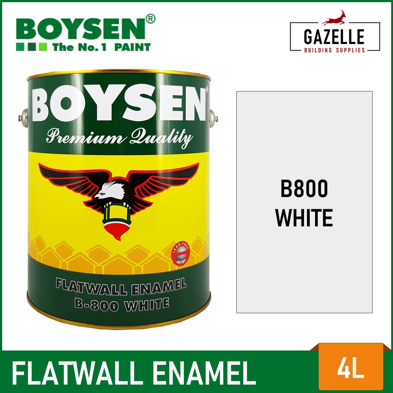 Boysen Quick Dry Enamel Jade Green 1 Liter – Top-Most Hardware &  Construction Supplies