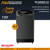 Sharp 10.5kg Top Load Washing Machine - No Holes Tub