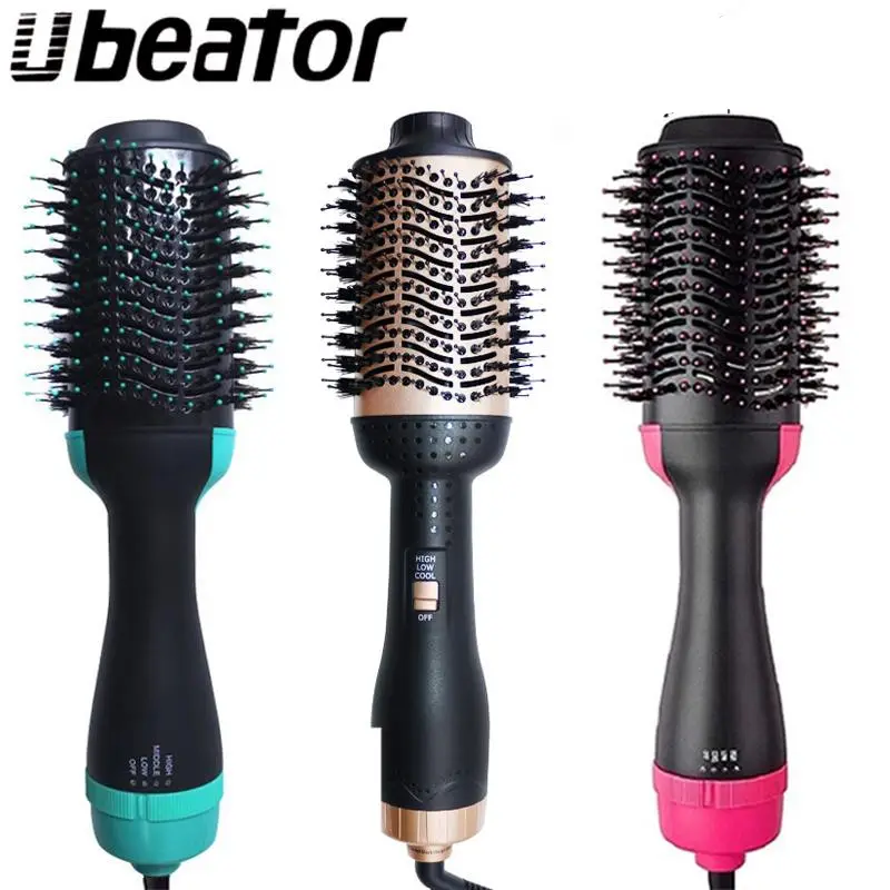 hair blow dryer with rotating brush