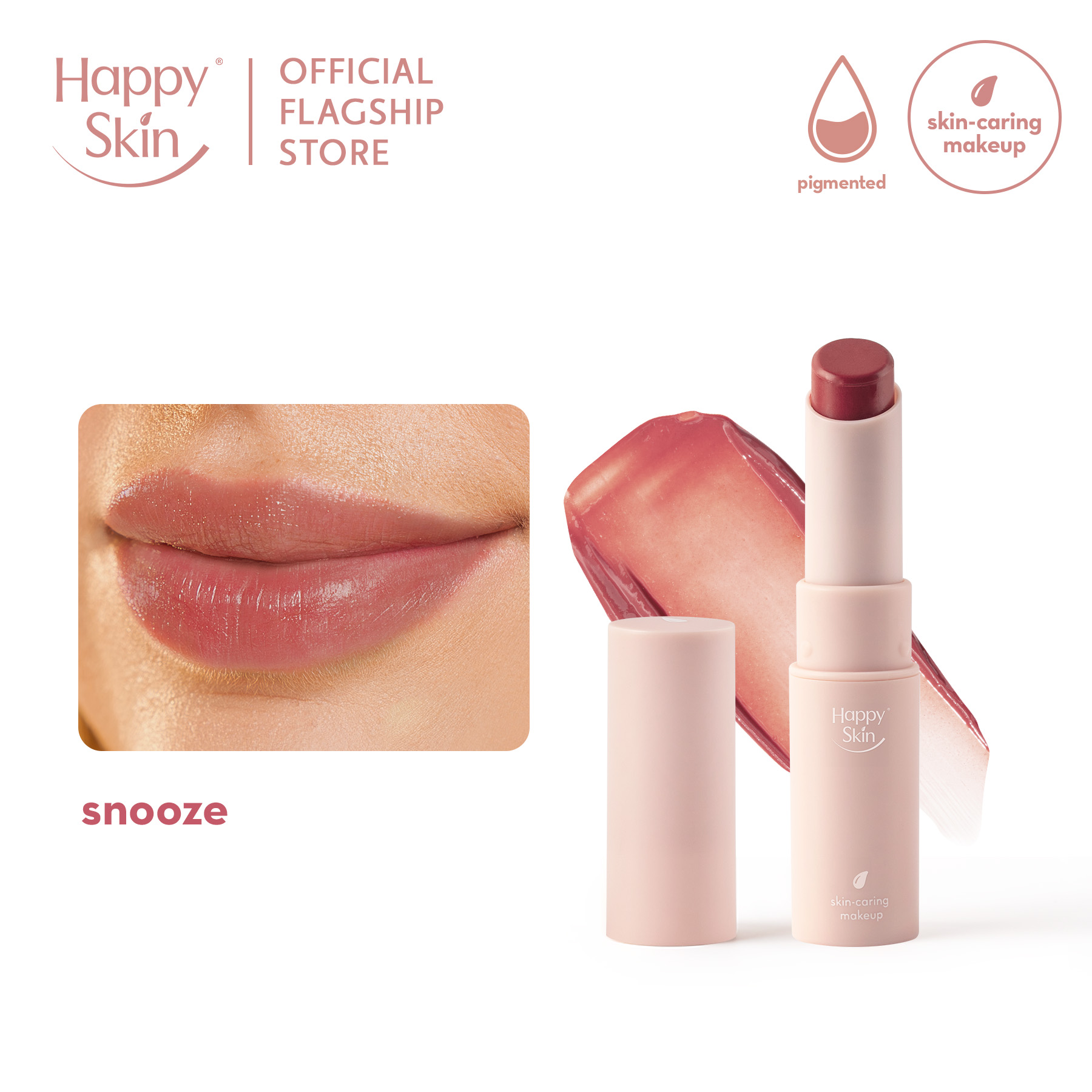 Discount on Happy Skin  shoes - SKU: Happy Skin Lip Slip in Snooze [Weightless Balmy Lip Tint]