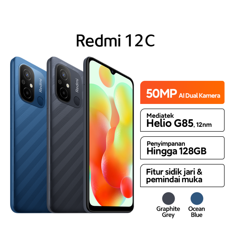 Redmi 12C 4GB 128GB グレー(graphite gray ) - 携帯電話