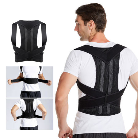 Adjustable Posture Corrector for Men and Women by Back Supporter