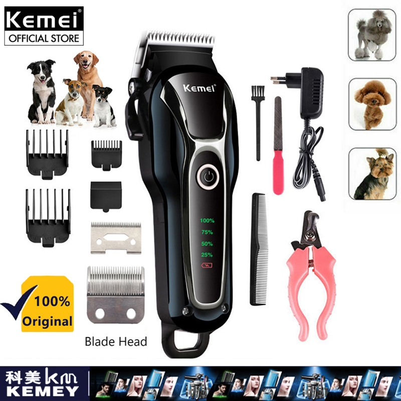 KEMEI KM-1991 Pet Grooming Kit, Cordless Trimmer Shaver