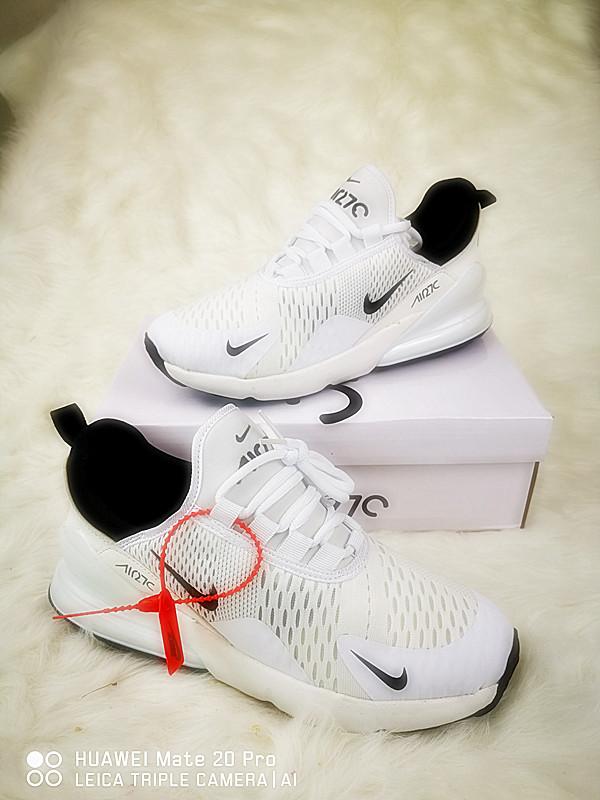 Nike Air Max 270 Flyknit Shoes Running Shoes for Men and women's (WhiteBlack36 45)*JM Nike Air Max 270 Flyknit Shoes Running Shoes for Men and women's (WhiteBlack36 45)*JM