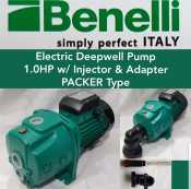 BENELLI Electric Water Pump with Injector & Adapter, 1.0HP