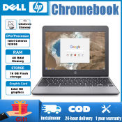 Dell Chromebook 11 3180 11.6" Chromebook - HD - 1366 x 768 - Intel Celeron N3060 Dual-core - 4 GB Ram - 16 GB Flash Memory - Windows OS - English Keyboard used laptop 2k budget mini laptop second hand laptop