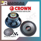 Crown 8" Polypropylene Woofer with SC8 Mesh Screen and Clips