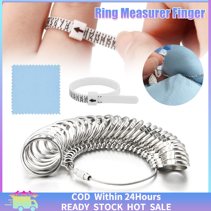 Premium Ring Sizer Measuring Tool Set Metal Ring Measurement Tool