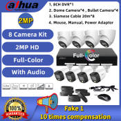 Dahua 2MP HD Full-Color CCTV Security System Kit