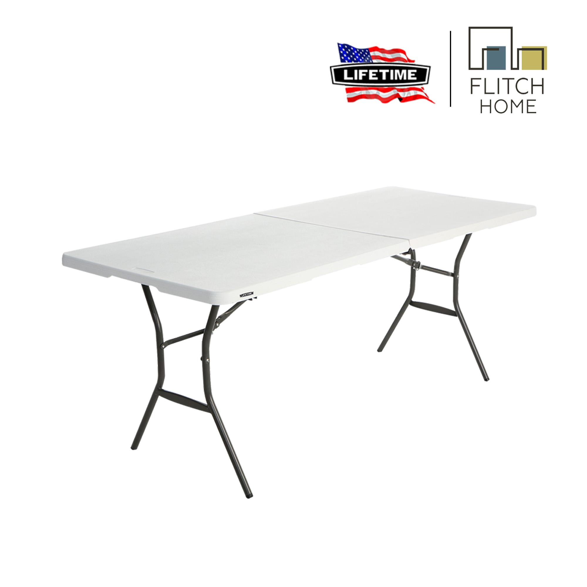 Lifetime 5 Ft Fold In Half Table White