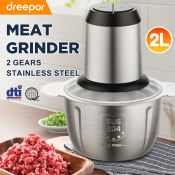 Dreepor 2L Electric Meat Grinder with Speed Adjustment